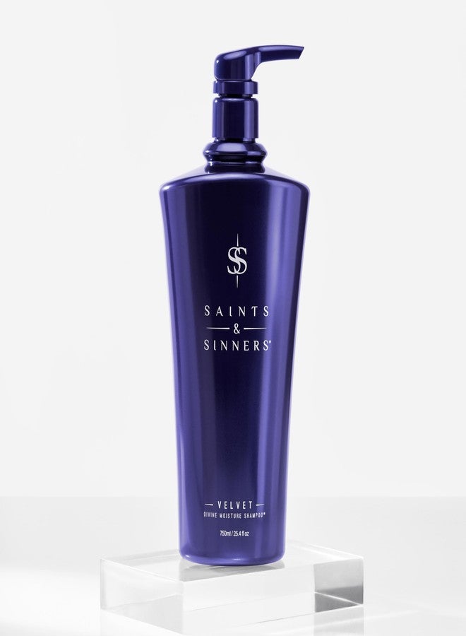 سينتس آند سينرز شامبو Saints & Sinners الحائز على جوائز، Velvet Divine Moisture للشعر الجاف والتالف والمصبوغ - يُصلح، يُغذي، يُجدد، ويُضفي لمعاناً - Image 4